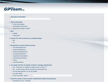 Tablet Screenshot of ankieta.opteam.pl